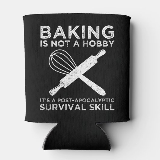 Bakken is geen hobby, het is een overlevingsvaardi blikjeskoeler (Achterkant)