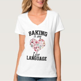 Bakken is mijn liefdestaal - Funny Baker T-shirt