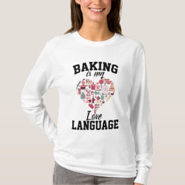 Bakken is mijn liefdestaal - Funny Baker T-shirt