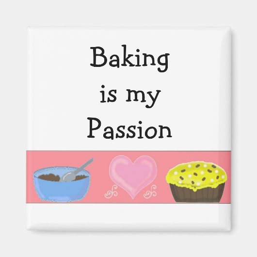 Bakken is mijn passie magneet (Voorkant)