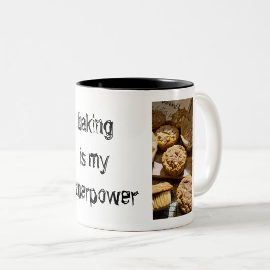 Bakken is mijn Superpower Mok (Voorkant rechts)