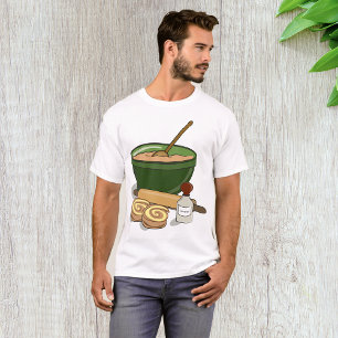 Bakken Kaneel Rolls Mannen T-shirt