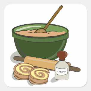 Bakken Kaneel Rolls Stickers