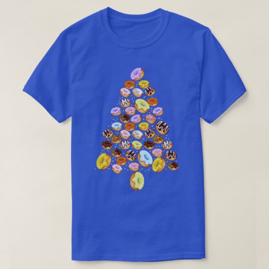 Bakken Kerstmis Mannen Kinder Vrouwen Bakker Donut T-shirt (Design voorkant)