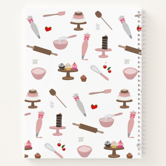 Bakken & Koken Benodigdheden Familie Foto Recept Notitieboek (Achterkant)