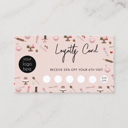 Bakken & koken gebruiksvoorwerpen Bakkerij Loyalit Visitekaartje (Voorkant)