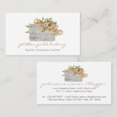 Bakken Koken Snijplank Zelfgemaakt Visitekaartje (Voorkant / Achterkant)