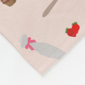 Bakken & Kookgerei Bakkerij Koken Monogram Fleece Deken (Hoek)