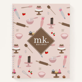 Bakken & Kookgerei Bakkerij Koken Monogram Notitieboek