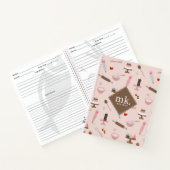 Bakken & Kookgerei Bakkerij Koken Monogram Notitieboek (Binnen)