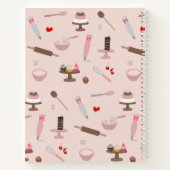 Bakken & Kookgerei Bakkerij Koken Monogram Notitieboek (Achterkant)