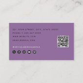 Bakken & Kookgerei Bakkerij Koken QR-code Visitekaartje (Achterkant)