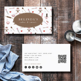 Bakken & Kookgerei Bakkerij Koken QR-code Visitekaartje