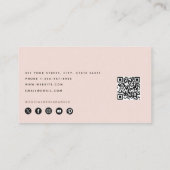 Bakken & Kookgerei Bakkerij Koken QR-code Visitekaartje (Achterkant)