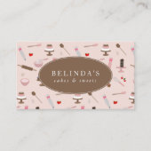 Bakken & Kookgerei Bakkerij Koken QR-code Visitekaartje (Voorkant)