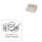 bakken - Mengsel van Bowl, whisker, kanisternaam Rubberstempel (Gestempeld)