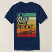 Bakken met een looplat t-shirt (Design voorkant)