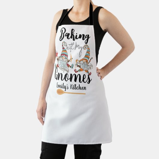 Bakken met mijn Gnomes Custom Bakkerij Gnome Bakke Schort (Insitu)