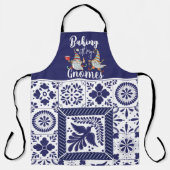 Bakken met mijn kabouters Modern Grappig Scandinav Schort (Voorkant)