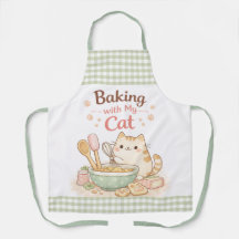 Bakken met mijn kat Kawaii Pastel Mooie Kitty