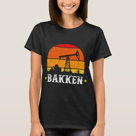 bakken olievlek t-shirt (Voorkant)