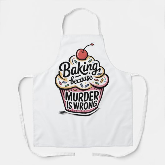 Bakken Omdat Moord Verkeerd Is Schort (Voorkant)