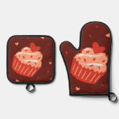 bakken ovenwant & pannenlap set (Voorkant)