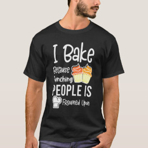 bakken ponsen mensen t-shirt