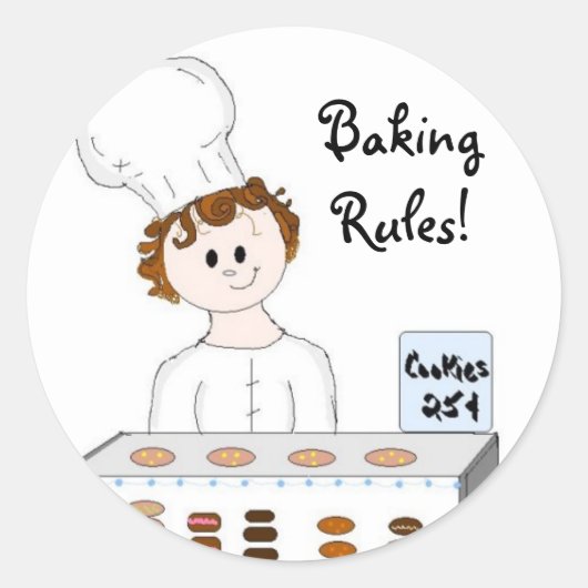 Bakken Ronde Sticker (Voorkant)
