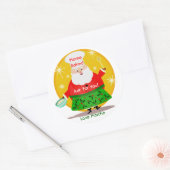 Bakken Santa Christmas Custom Stickers (Envelop)