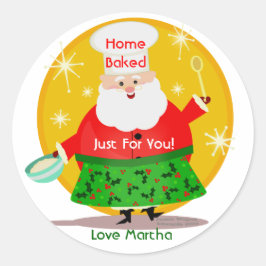 Bakken Santa Christmas Custom Stickers