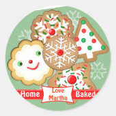 Bakken Santa Christmas Custom Stickers (Voorkant)