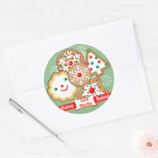 Bakken Santa Christmas Custom Stickers (Envelop)