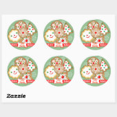 Bakken Santa Christmas Custom Stickers (Vel)