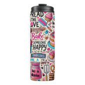 Bakken Schattige plezier Thermosbeker (Voorkant)