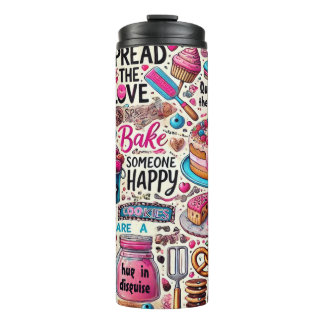 Bakken Schattige plezier Thermosbeker