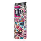 Bakken Schattige plezier Thermosbeker (Gedraaid links)