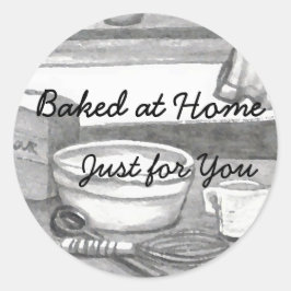 Bakken Stickers Zelfgemaakte Cadeaus Vakantiekoekj