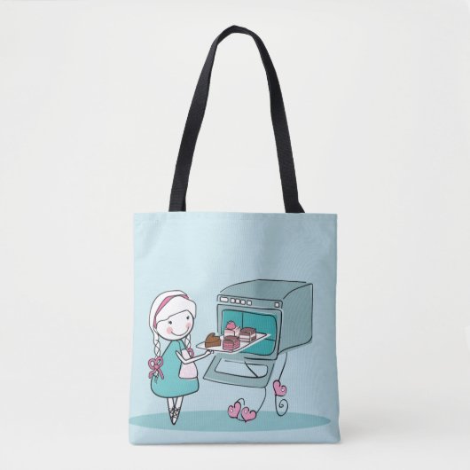 bakken tote bag (Voorkant)