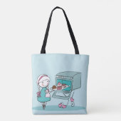 bakken tote bag (Achterkant)