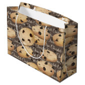Bakken van Chocolate Chip Cookies Groot Cadeauzakje (Achterkant Gekanteld)
