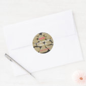 Bakken vanuit oma's keuken ronde sticker (Envelop)