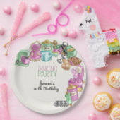 Bakken verjaardagsfeest papieren bordje (Feest)