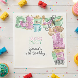 Bakken verjaardagsfeest servet