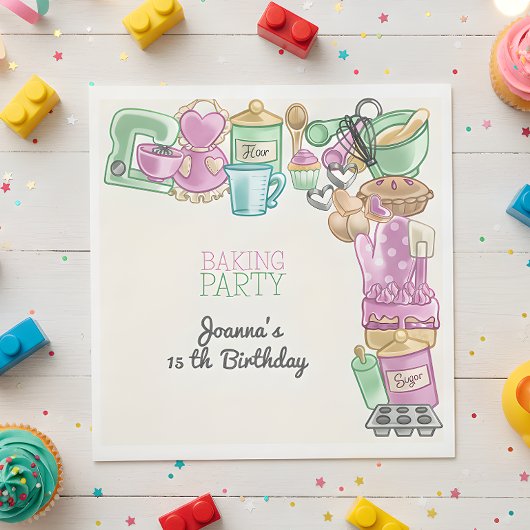 Bakken verjaardagsfeest servet