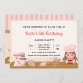 Bakken Verjaardagsfeest Uitnodiging (Voorkant / Achterkant)