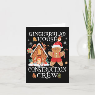 Bakken Xmas Gingerbread Huis Bouw Crew De Kaart