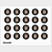 Bakken Xmas Gingerbread Huis Bouw Crew De Ronde Sticker (Vel)