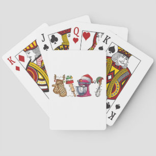 Bakker Bakken Bakkerij Keuken Werker Pokerkaarten