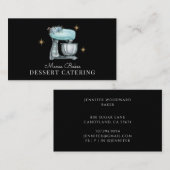 Bakker bakken Waterverf dessert cateraar Visitekaartje (Voorkant / Achterkant)